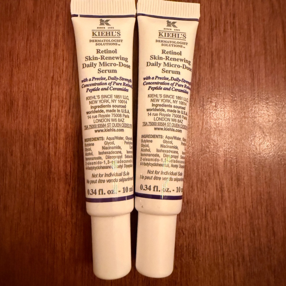 Kiehl's Micro-Dose Anti-Aging Retinol Serum - 10ml x2